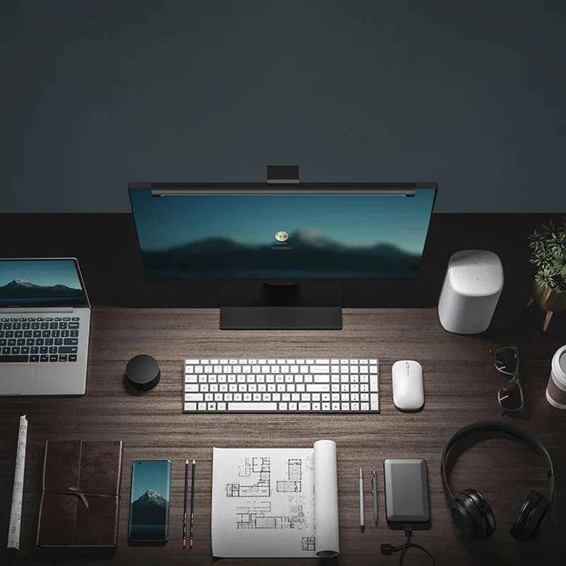 

Xiaomi Mijia Computer Monitor Light Bar USB LED Screen Hanging Lamp Eye Care Ra90 Remote Control Dimming Color Temperature