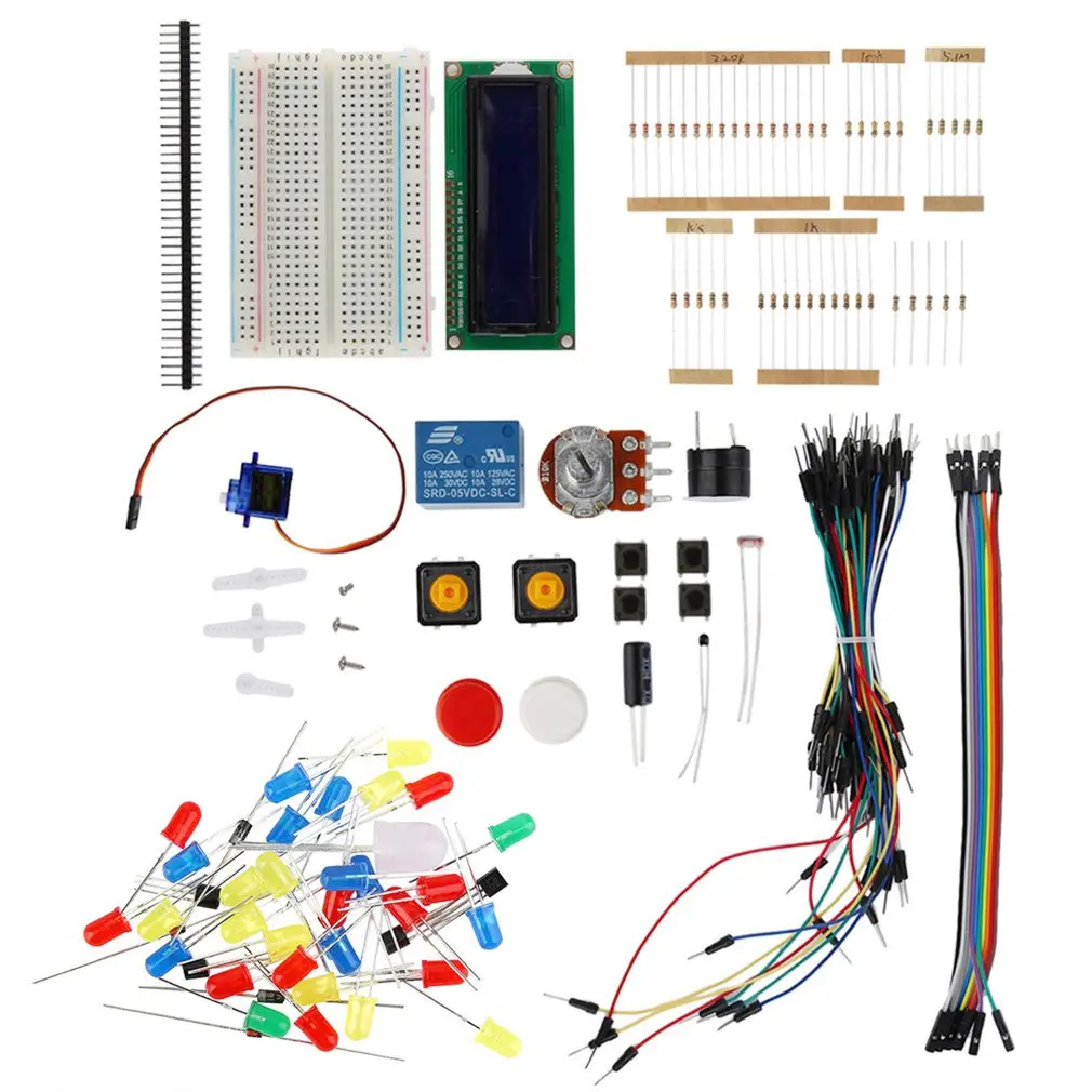 

Professional New Project 1602 LCD Starter Kit Suitable For R3 Mega 2560 Servo PDF For Starters Accessories