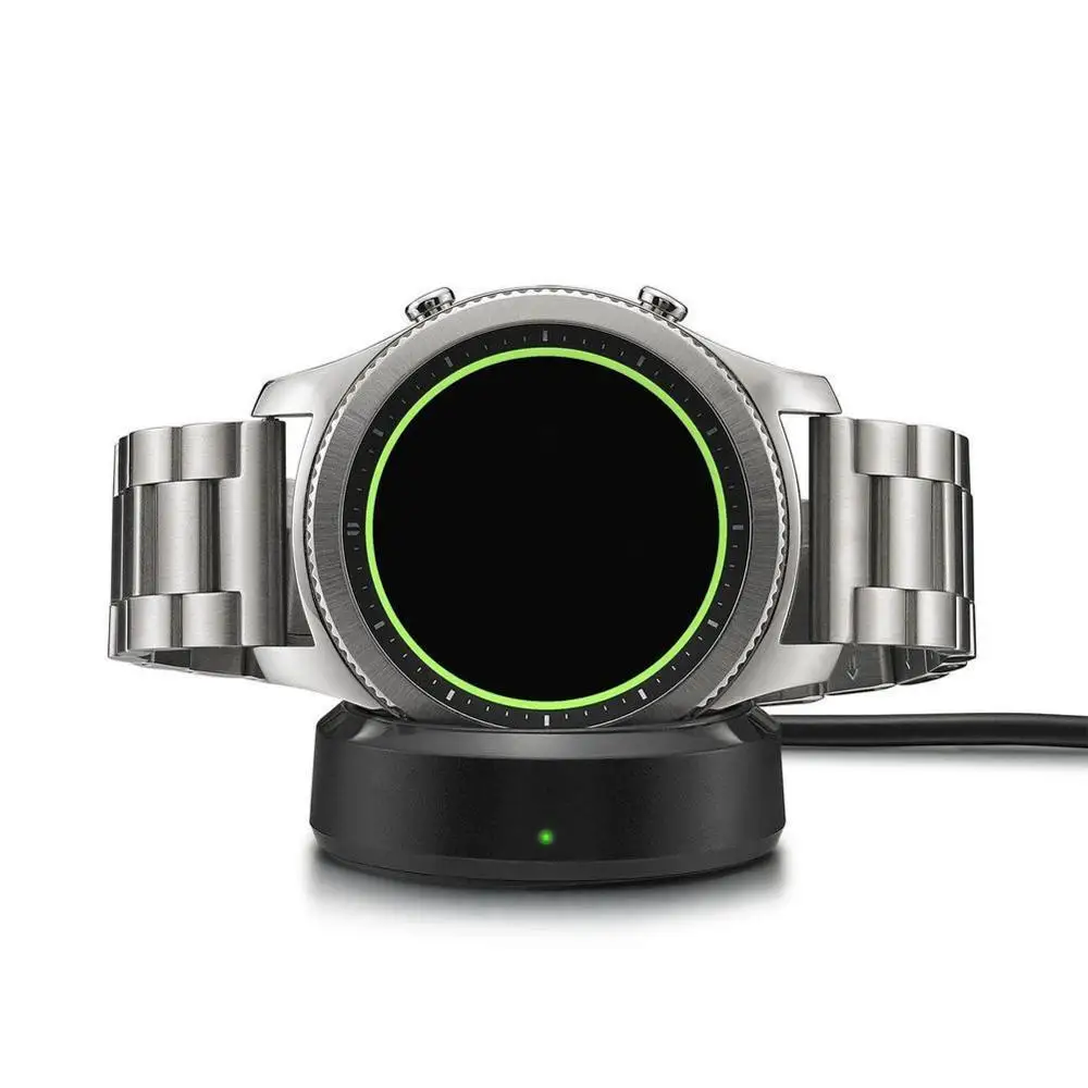 Беспроводная зарядная док станция для Gear S3 зарядное устройство с подсветкой Samsung