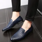 Туфли мужские деловые, роскошные брендовые плетеные кожаные повседневные оксфорды для вождения, лоферы, Мокасины, деловая обувь, 2019