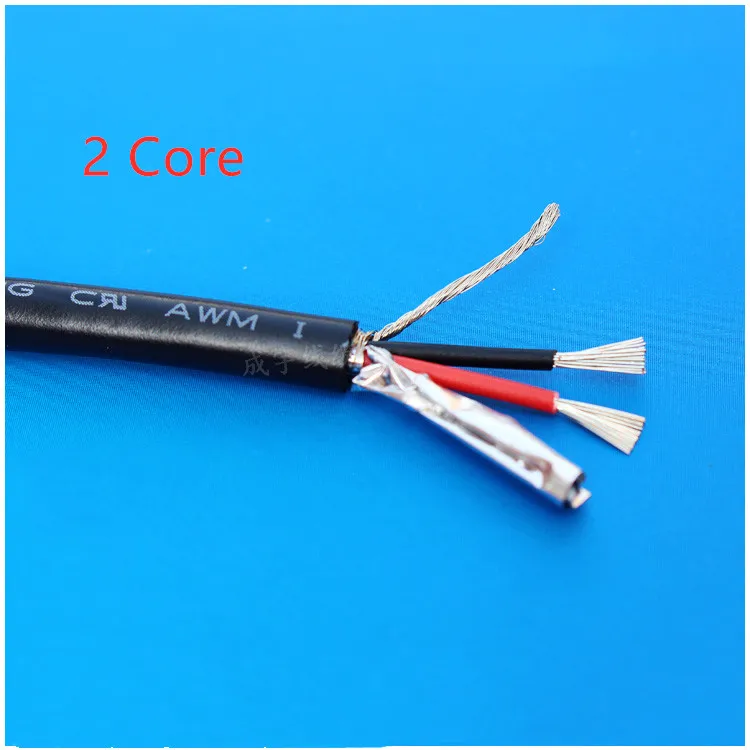 5 м UL2464 # экранированная сигнальная линия 2 ядра 3 4 ядер 6 8*24 22AWG многоядерный кабель
