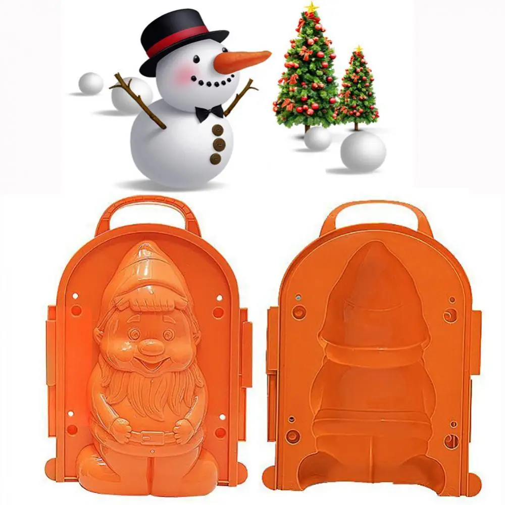 Snowball Maker Clip Kids Toy Cats Bear Penguin Santa Claus Winter Snow Mold Outdoor Fun Sports Toys