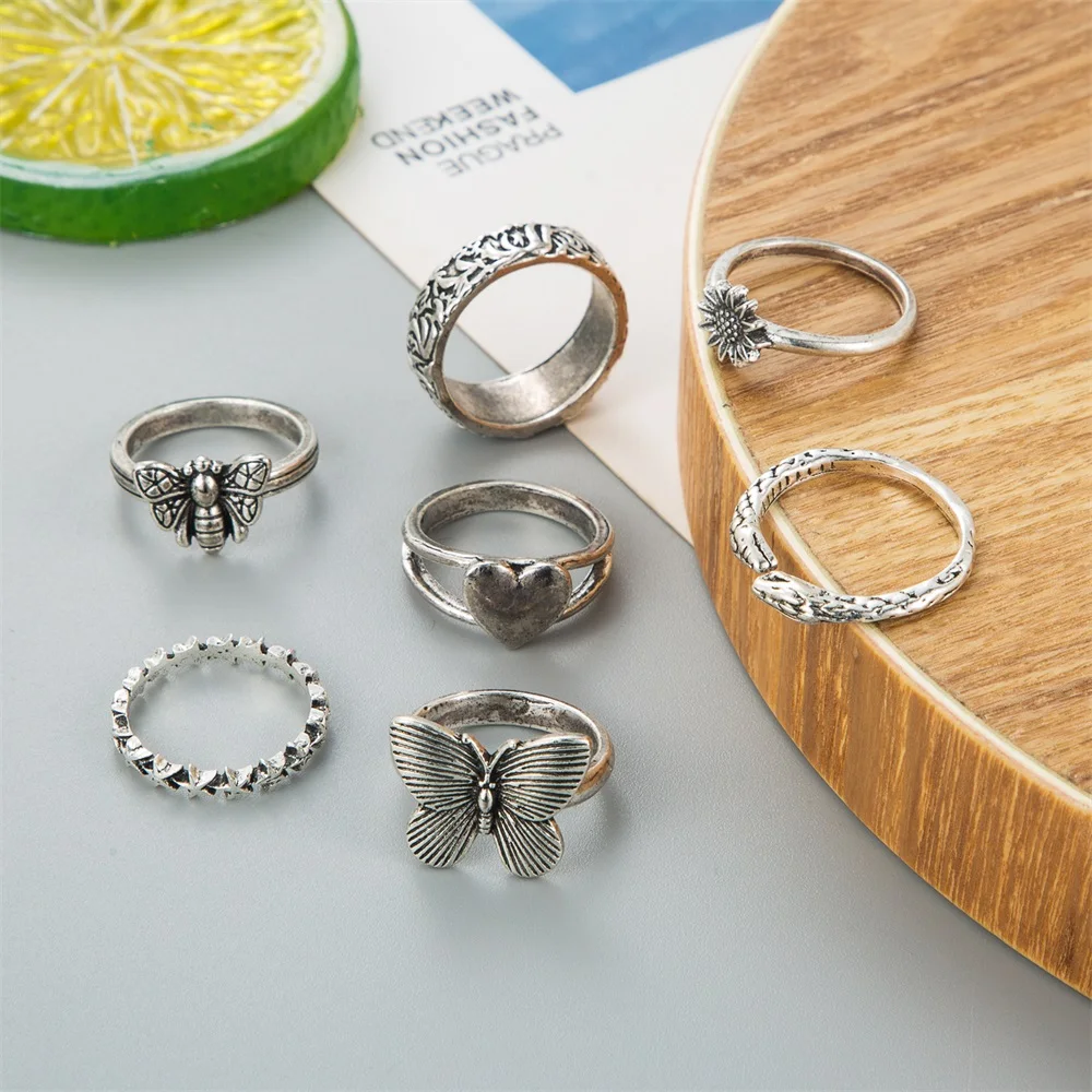 Женское кольцо средней длины в богемном стиле | Украшения и аксессуары