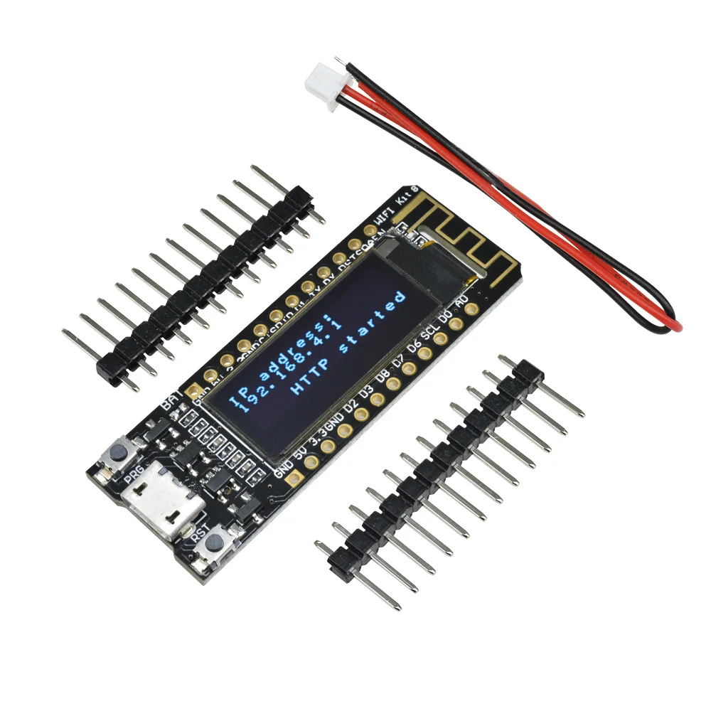 Макетная плата ESP8266 32 Мб Flash CP2014 NodeMcu модуль для Arduino IOT TTGO с синим OLED дисплеем 0 91