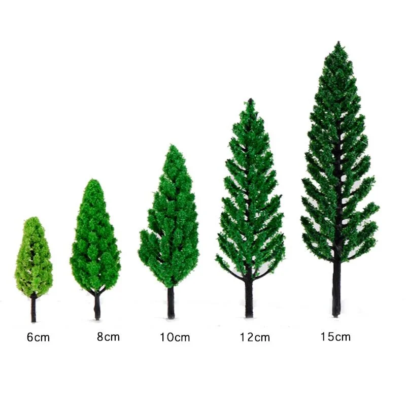 

5pcs Artificial Trees Pine Tree Fairy Garden Miniatures Mini Gnomes Moss Terrariums Figurines For Christmas Decoration Ornaments