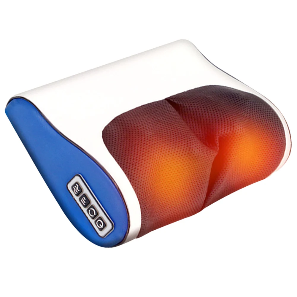 Электрическая подушка для массажа шиацу инфракрасное устройство шеи плеч спины