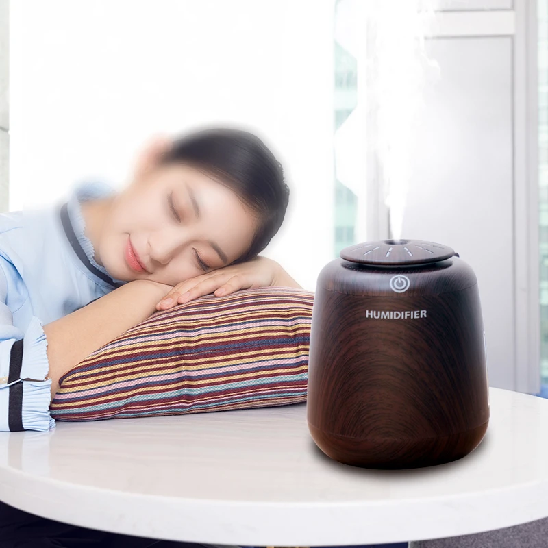 Увлажнитель воздуха ультразвуковой Электрический 260 мл USB светодиодный