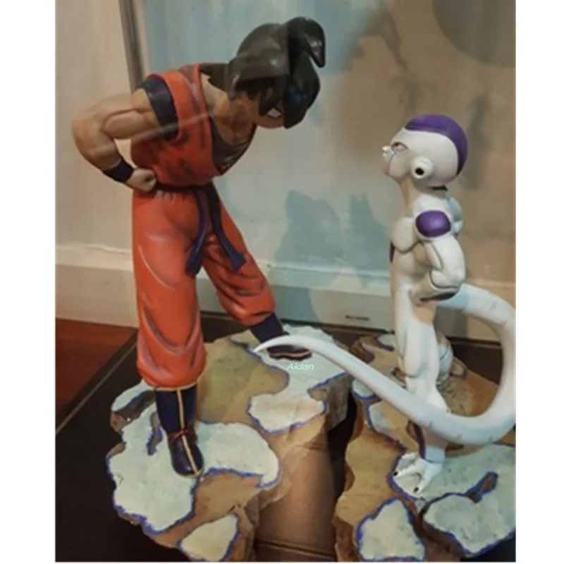 1" Dragon Ball Z Super Saiyan Son Goku смотреть друг на друга Frieza Final форма GK экшн Коллекционная модель игрушечная коробка 30 см Z2794