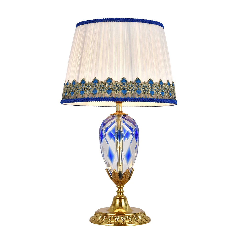 

luxury side design french antique vintage lampshade table lamp