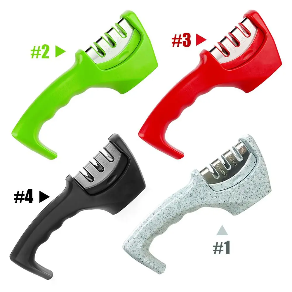 

Colour Grindstone Knife Sharpener Sharpening Tool Grinding Stones Kitchen Tools Travel Camp Sharpeners Durable Practical