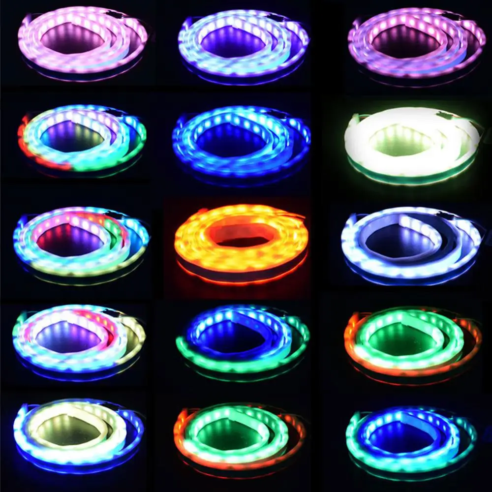 Акция! 1 2 м 5 Автомобильный светодиодный RGB задний фонарь беговая дорожка цветной