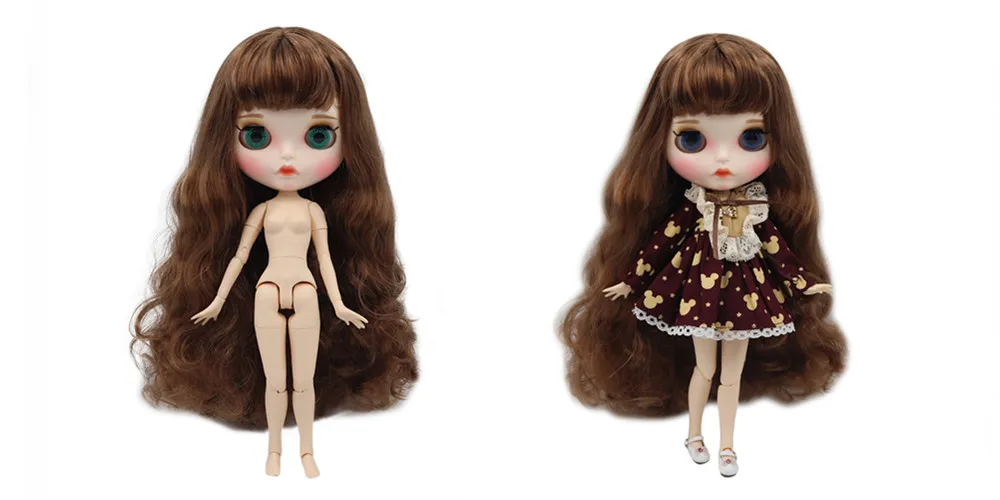 ICY factory blyth кукла Обнаженная соединение тела с ручным набором A& B новая матовая Лицевая панель белая кожа модные куклы подарок Специальное предложение
