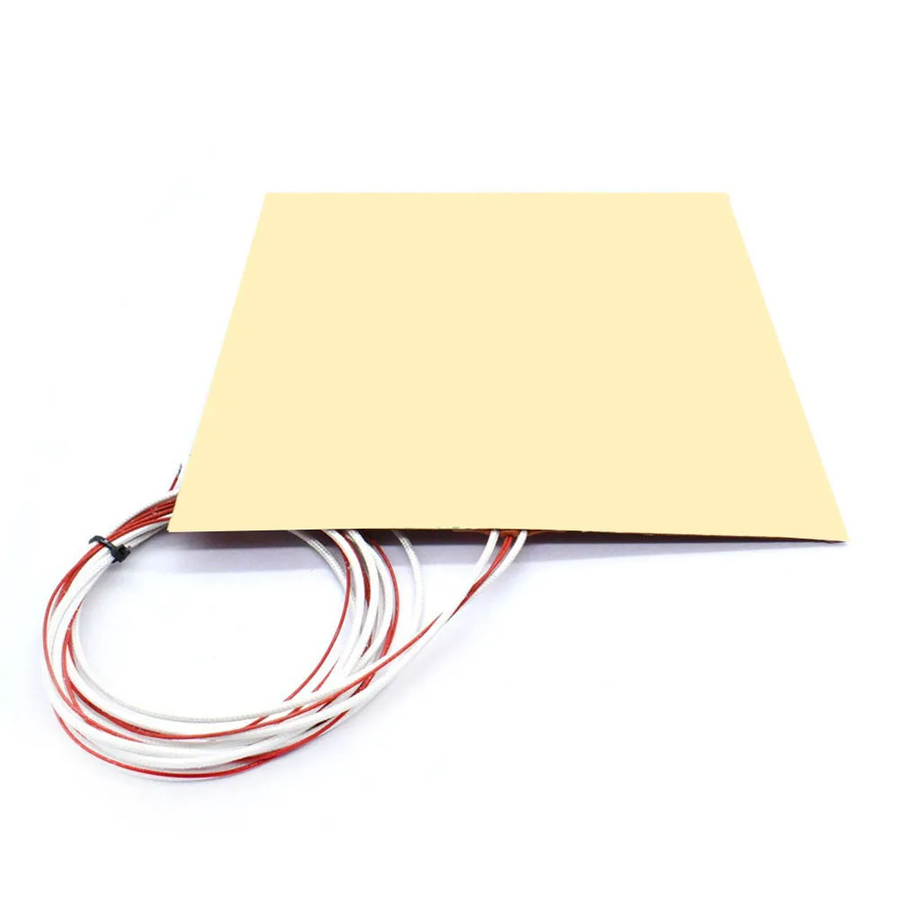1 pcs silicone heating pad 24v 800w 400400mm heating bed printer hotbed parts for cr10 s4 3d printer tools accessories free global shipping