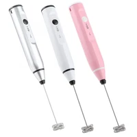 electric handheld milk frother blender with usb charger bubble maker whisk mixer for coffee egg latte cappuccino