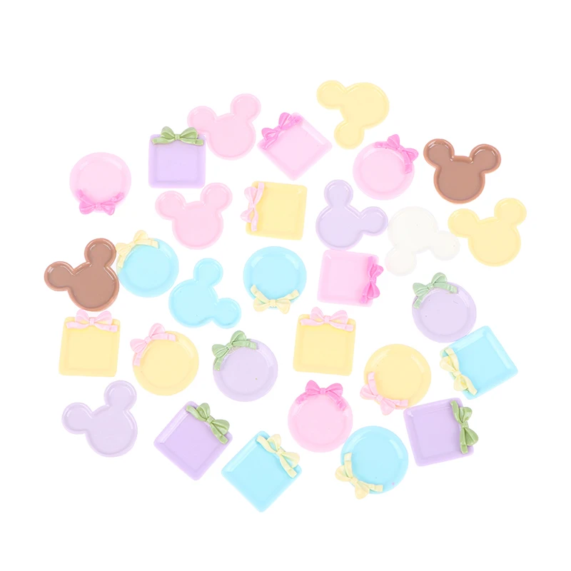 

10Pcs Mini Plate for Doll House Decoration Pretend Play Toy for Kids Doll Accessories Fit Play House Toy Dollhouse Miniature