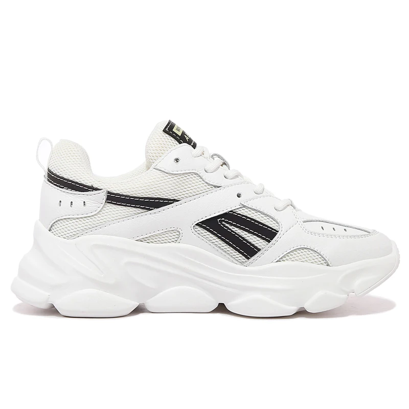 

MOOLECOLE Spring/Autumn White Sneakers New Fashion Sports Women Shoes Casual Wedges Shoes for Women White Shoe 2-92