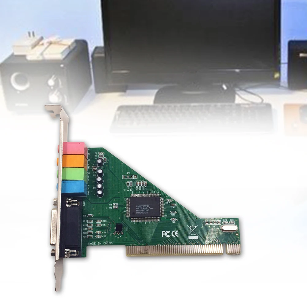 4.1CH CMI8738 микросхема внутренний PCI порт аудио карта HIFI Электронные компьютерные