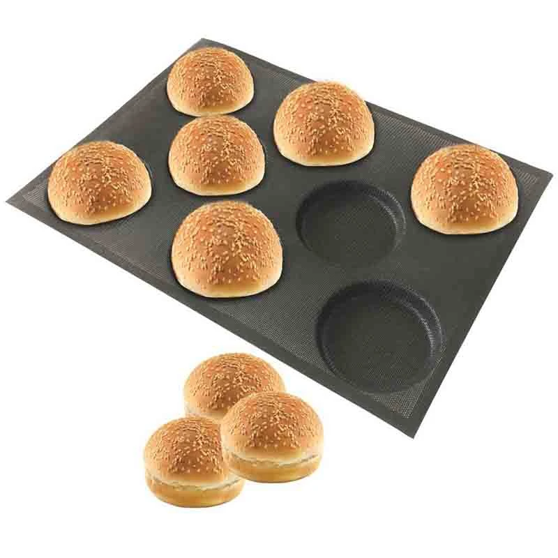 Силиконовые формы для гамбургеров пефорированные хлебопекарные пресс