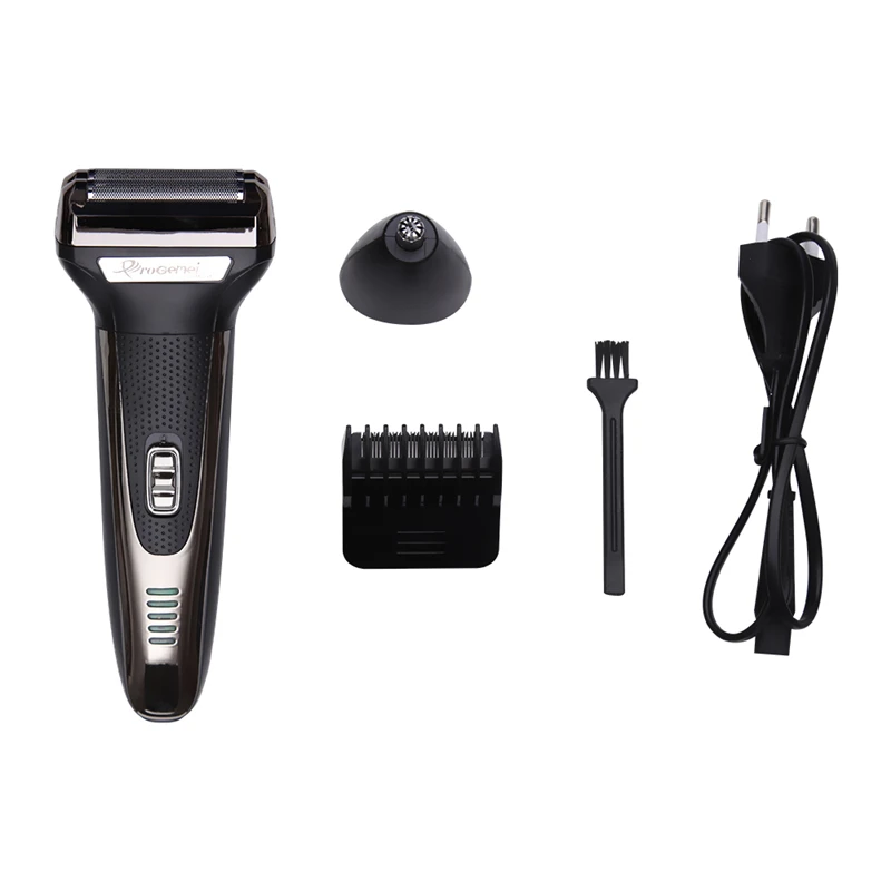 Электрический триммер для волос Progemei 3 в 1 перезаряжаемый носа Мужская машинка