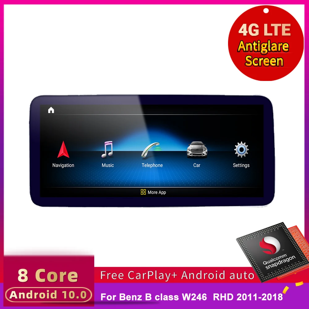 Мультимедийная система для автомобиля Android 10 0 4 + 64 ГБ dvd-плеер автостереосистема