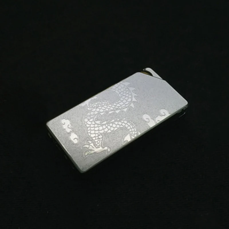 1 pcs Винтажная рельефная Зажигалка для струйных колес Облако дракон портативная сигарета дым надувная Классическая Бутановая металлическая газовая зажигалка - Цвет: 1 pcs