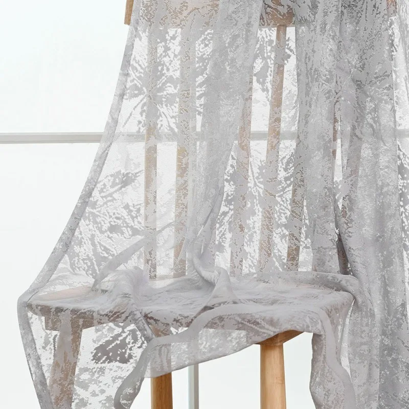 Новинка длинное платье с длинным рукавом прозрачные Шторы s для Гостиная