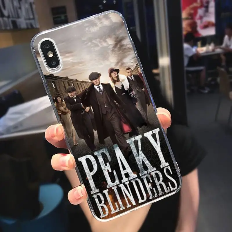 

British TV series Peaky Blinders Phone Case Transparent soft For iphone 5 5s 5c se 6 6s 7 8 11 12 plus mini x xs xr pro max