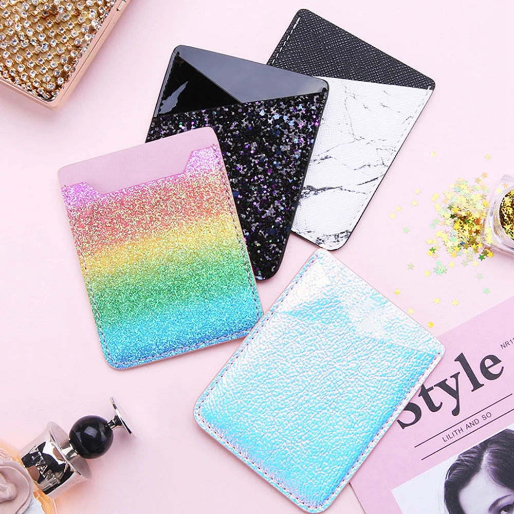 Цветной кошелек клейкая наклейка для карт Apple iPhone 7 Plus чехол телефона держатель