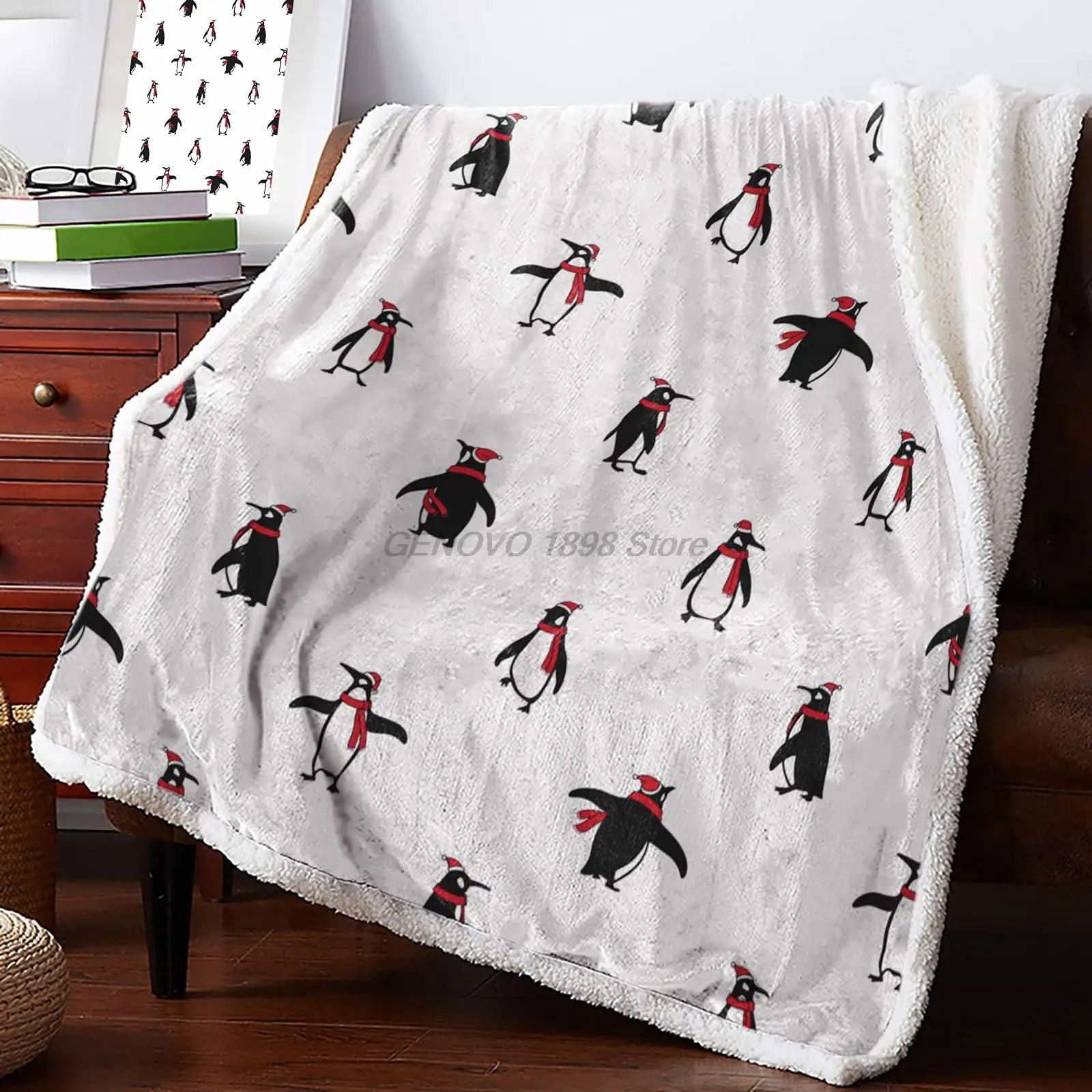 

Luxury Fleece Throw Blanket for Couch, Thick Fuzzy Fluffy Soft Cozy Bed Blanket, Reversible Sherpa Fleece Blanket for Sofa Chair