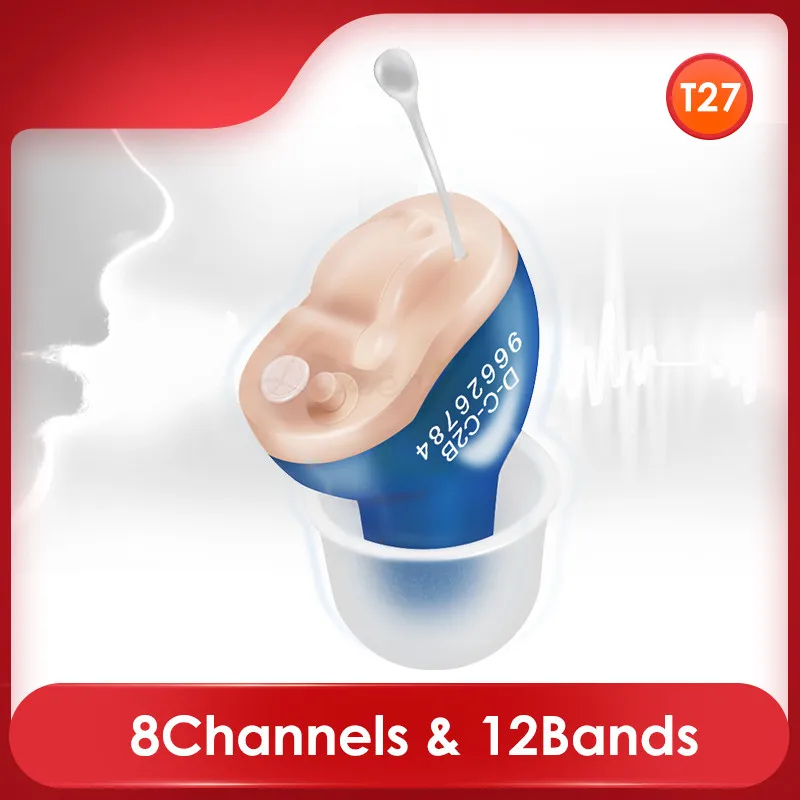 

MINI Invisible Hearing Aids For Deafness Wireless Headphones Ear Adjustment Tools Audio Amplifier Listening Devices Dropshipping