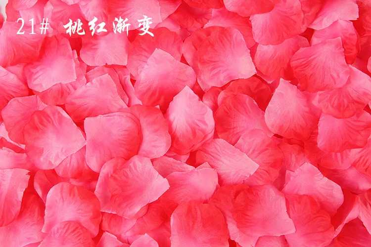 BacklakeGirls100pcs/пакет, 5*5 см Моделирование искусственных цветов лепестки розы украшения свадебные комната для бракосочетаний прекрасная роза - Цвет: 100 pieces Color 6