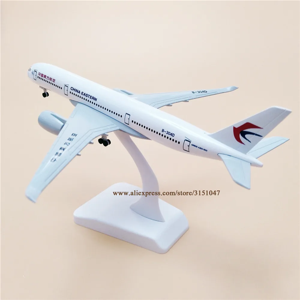 

20cm Metal Alloy Plane Model China Eastern Airlines Airbus 350 A350 Airways Airplane Model w Stand Diecast Aircraft Gift