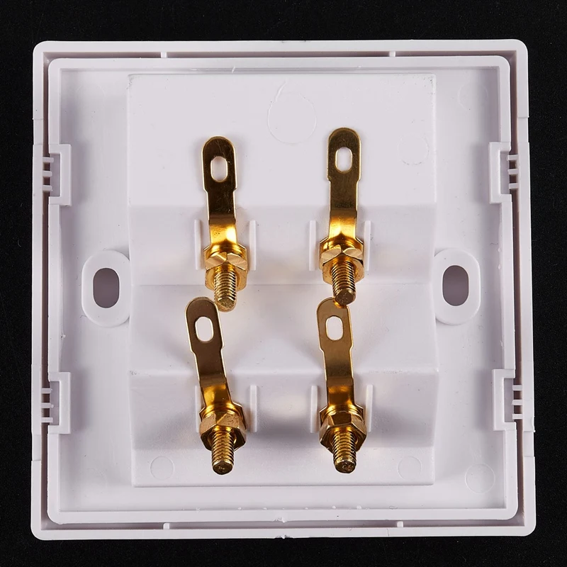 2 шт. вилка типа &quotбанан&quot настенная пластина с разъемом для подключения к