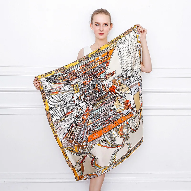 

New silk scarves mulberry silk scarf "fifth avenue" silk square/silk scarf/silk shawl