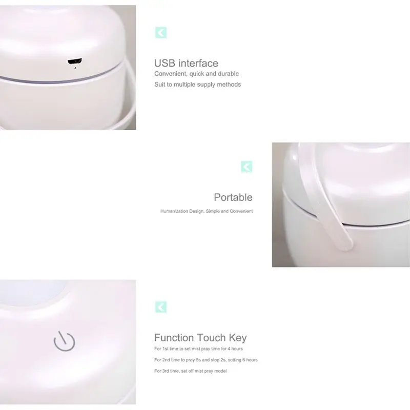 

Top Deals 230ml Rice Cooker LED Glowing Air Aroma Humidifier ESSential Oil Diffuser Aromatherapy Electric Aromatherapy ESSential