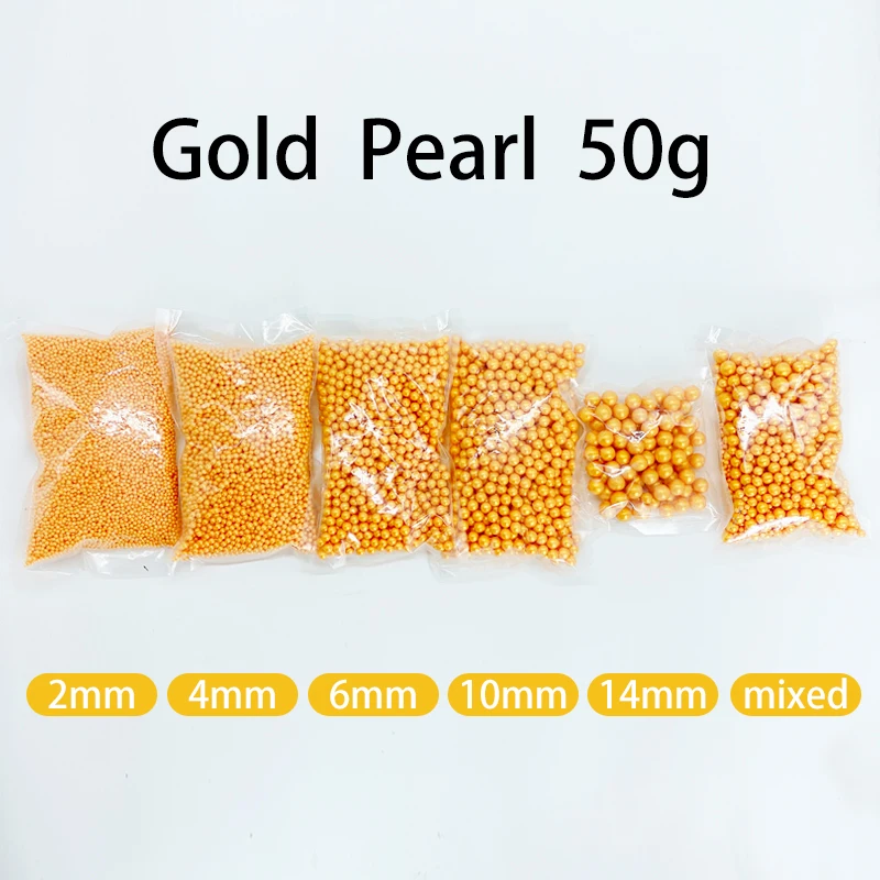 50 грамм Золотые Съедобные Шарики Жемчужный Сахар Фондант DIY Тортовая Пекарня Посыпка Свадебное Украшение Бесплатная Доставка.