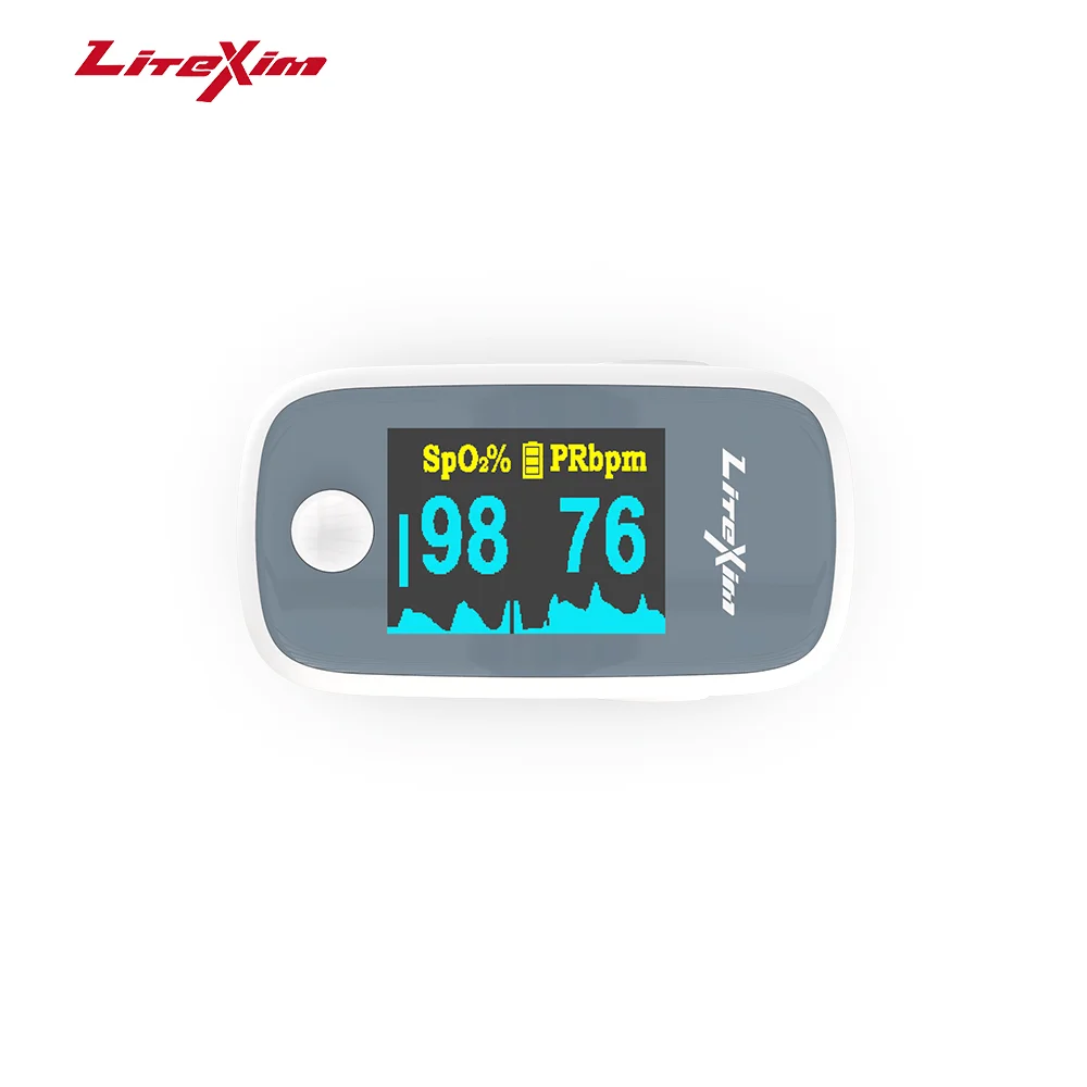 

Medical Portable Finger Pulse Oximeter Blood Oxygen Heart Rate Saturation Meter OLED Oximetro de Dedo Saturometro Monitor