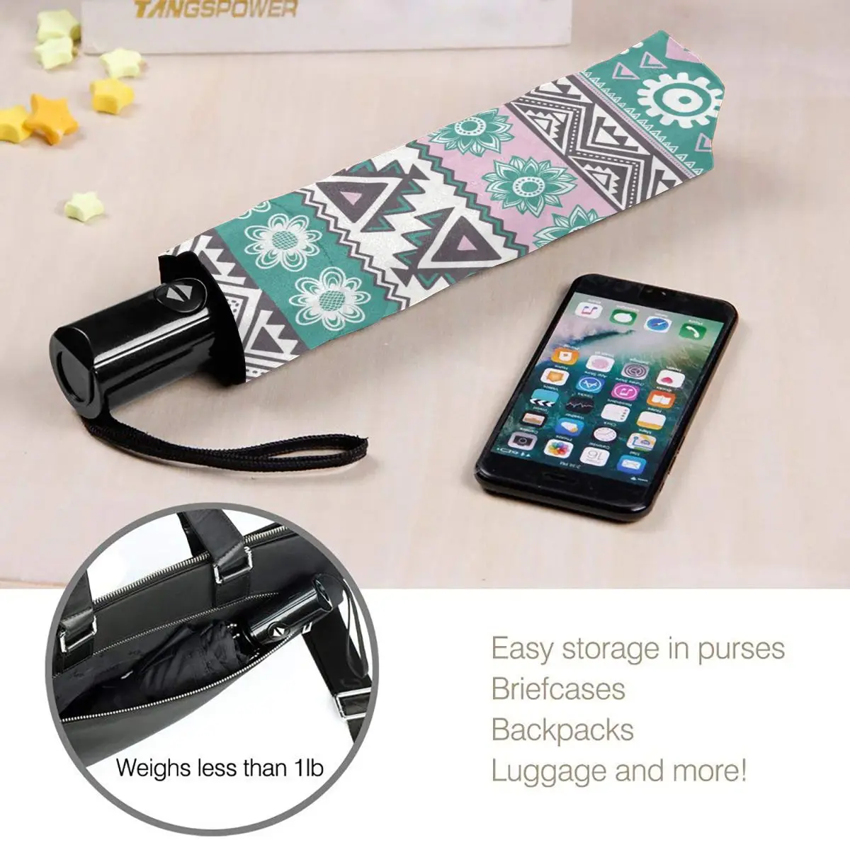 

Wind Resistant Folding Automatic Umbrella Women Auto Blue Bohemian Black Shading Windproof Umbrellas Rain For Men Parasol