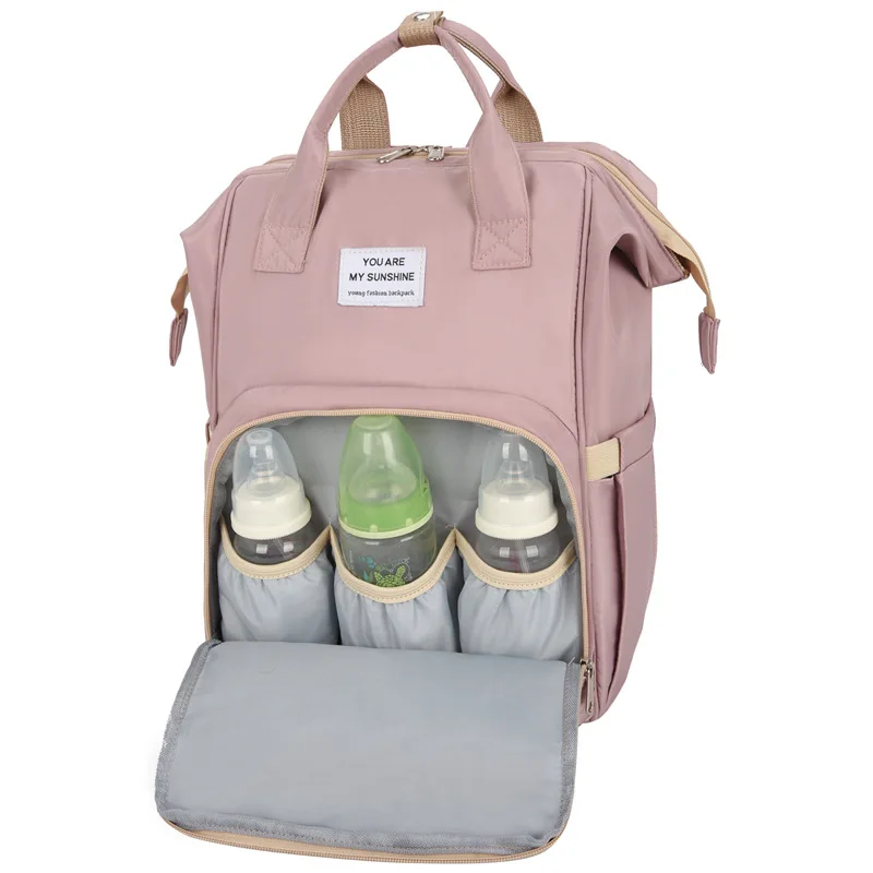 

Модные сумки для подгузников для мам и малышей, вместительный дорожный рюкзак для мам, для ухода за ребенком, из полиэстера для беременных женщин