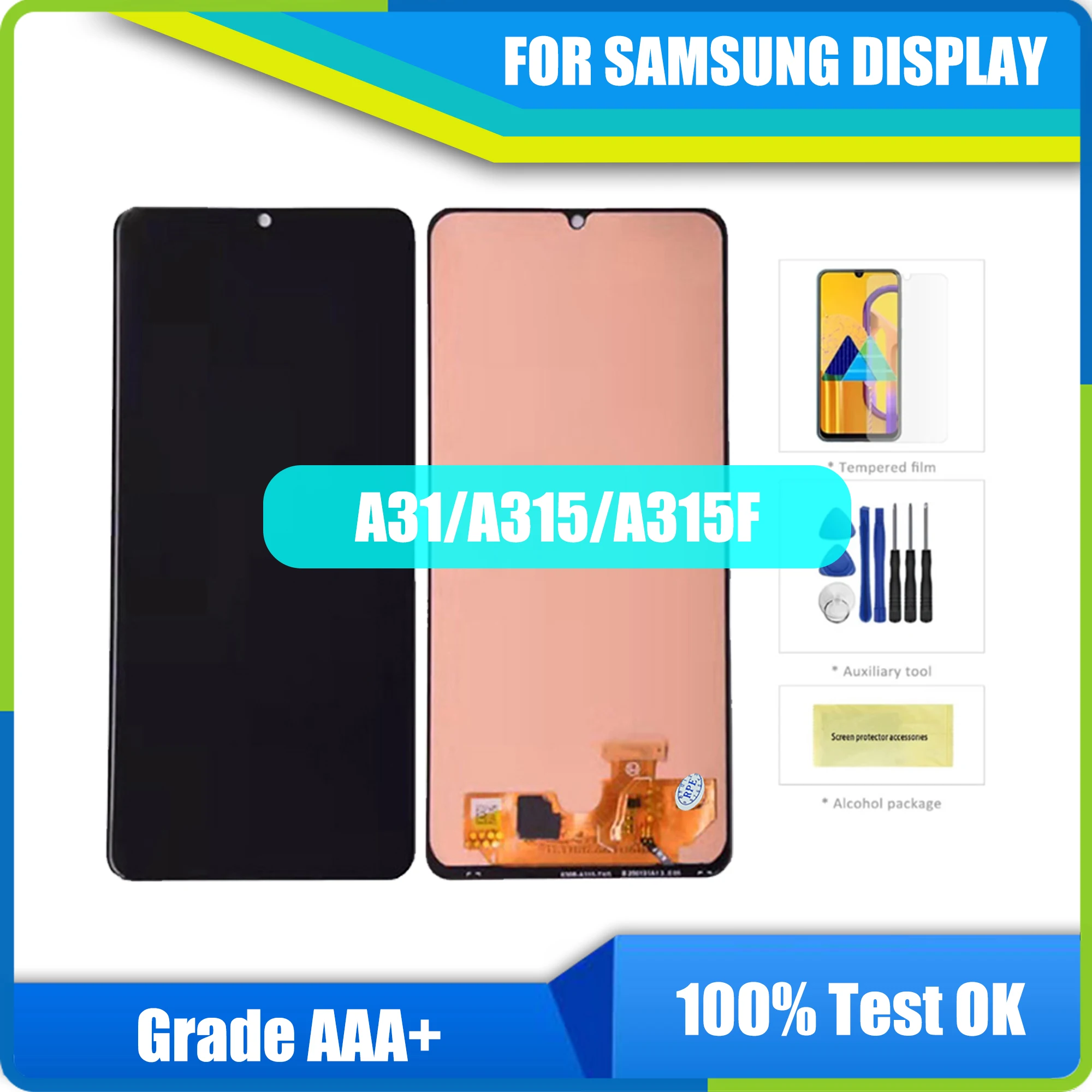 

Neue Original AMOLED For Samsung Galaxy A31 A315 LCD Display Touchscreen Digitizer LCD For Samsung A31 A315 Display Ersatz