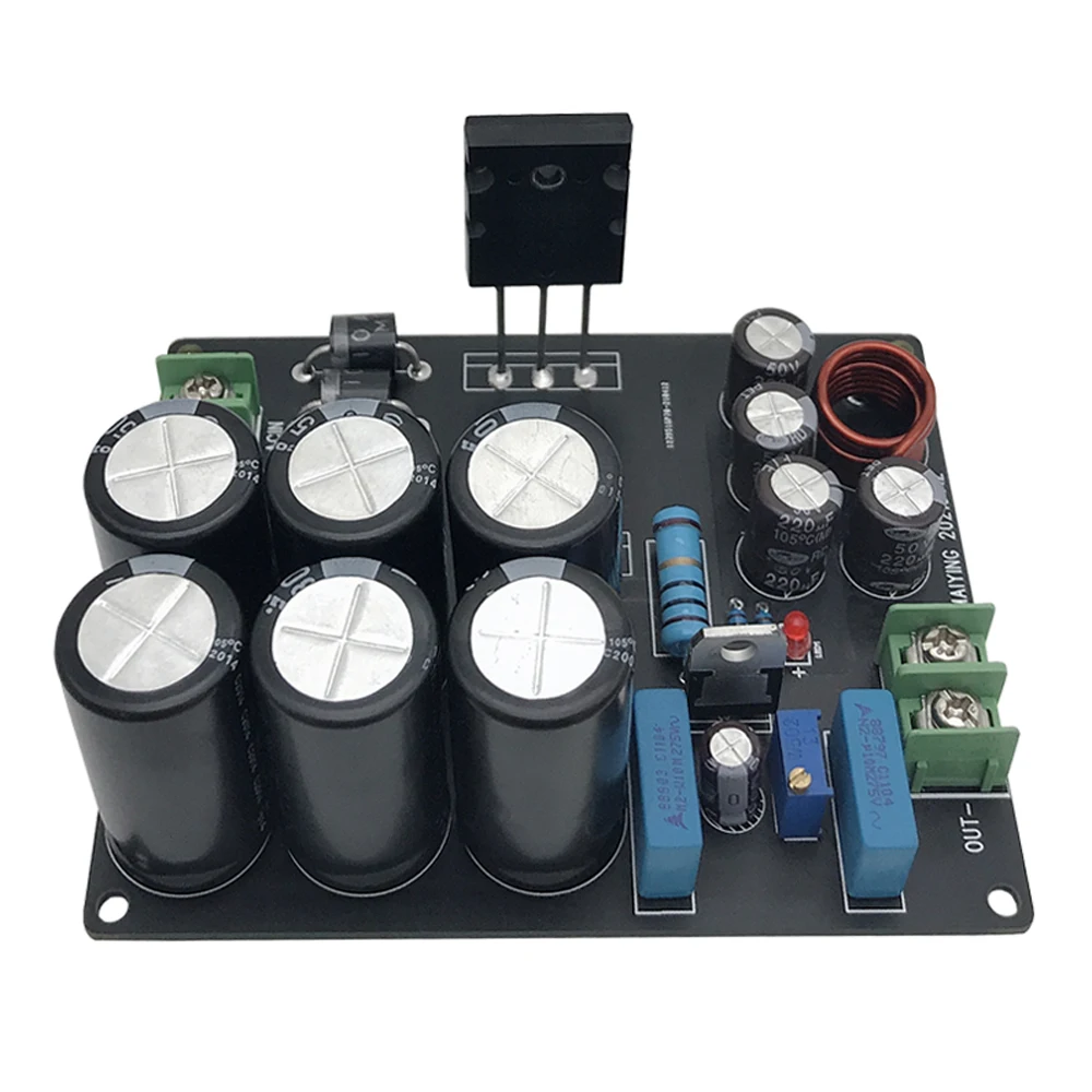 

High Stability Linear 10A High Current Power Supply 2SA1934 Adjustable Regulated Power Supply Board low Noise DIY Power Amplifie