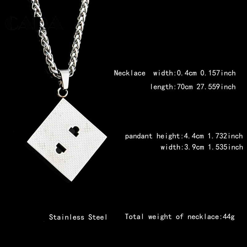 Новинка 2019 инновационное ожерелье из нержавеющей стали с подвеской мужские