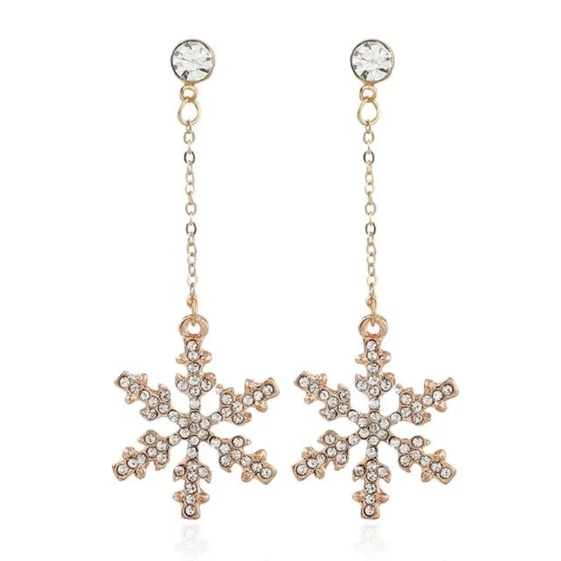 Стразы длинные серьги-гвоздики для женщин девушек элегантные свадебные