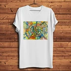 Футболка мужская с коротким рукавом, смешная Повседневная рубашка с принтом абстрактного искусства, с турбиной Теслы, с забавным принтом ротора без энергии, белая уличная одежда унисекс