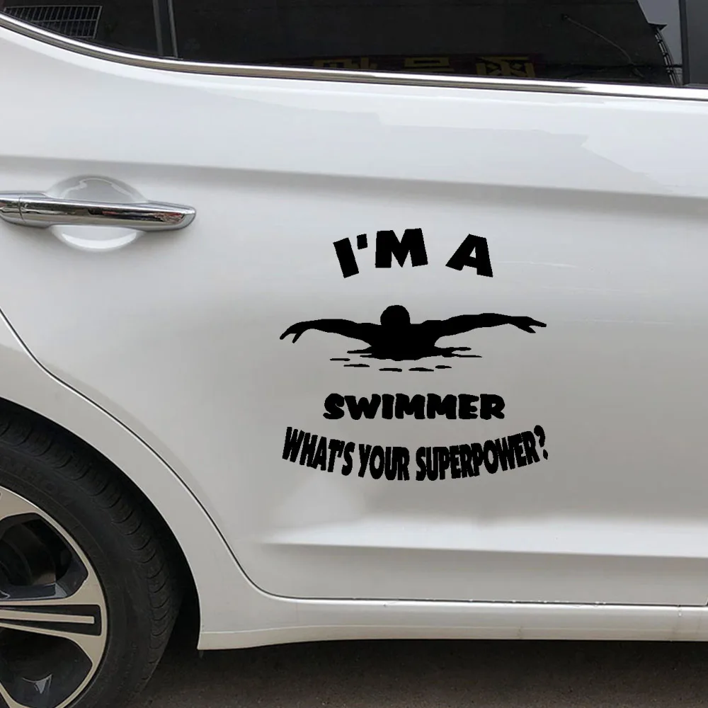 

Лидер продаж, автомобильная наклейка superpower, Виниловая наклейка, автомобильная дверь ноутбука и наклейка s Hood