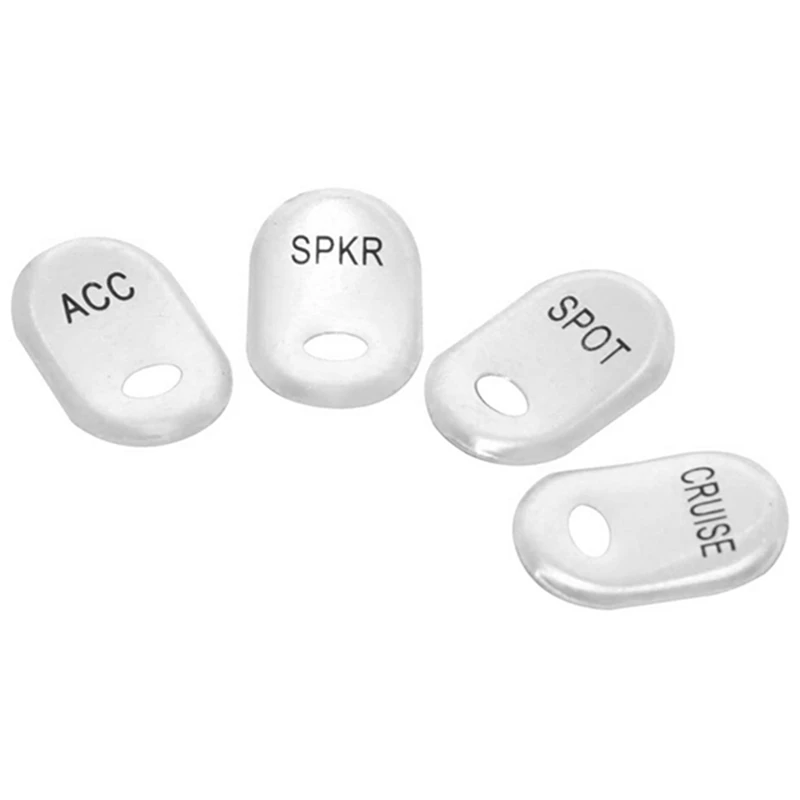 

4 Pcs Switch Covers Rocker Switch Covers Buttons Cap Kit for Touring Electra Tri Glide Ultra Classic FLHTK Glide Road