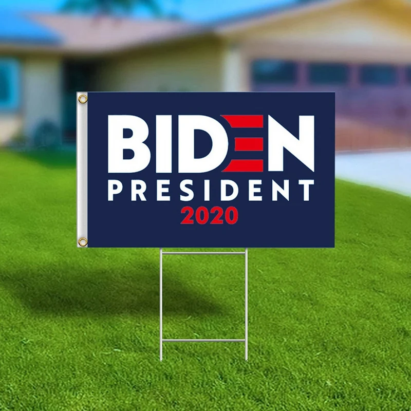 Biden Harris 2020 Yard Sign 35 Inch X 60 Inch Large Corrugated Plastic Yard Sign, UV And Weather Resistant