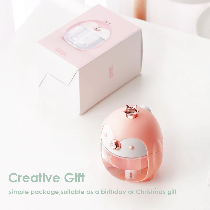 Ультразвуковой увлажнитель воздуха в форме пингвина 300 мл|Увлажнители воздуха| |