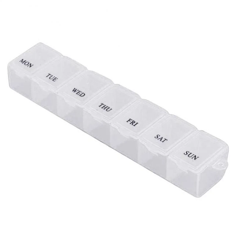 Портативный 7 дней, коробка для таблеток, еженедельный держатель для планшета, органайзер для хранения, чехол для таблеток, коробка для таблеток, разделитель, коробка для таблеток