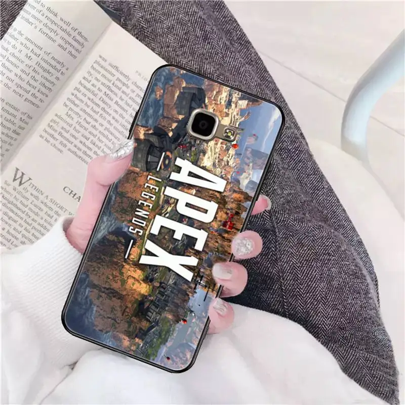 YNDFCNB Apex Legends черный чехол для телефона Корпус Samsung A6 A8 Plus A7 A9 A20 A20S A30 A30S A40 A50 A70 |